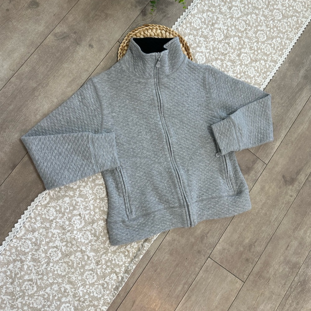 Vintage Rafaella Women’s Quilted Full Zip Sweater Jacket Size Medium - Picture 9 of 11